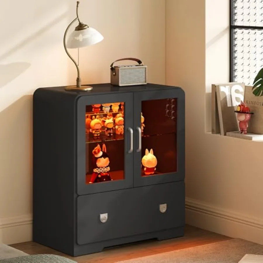 Storage & Organization - Lemari pajangan untuk ruang keluarga dengan