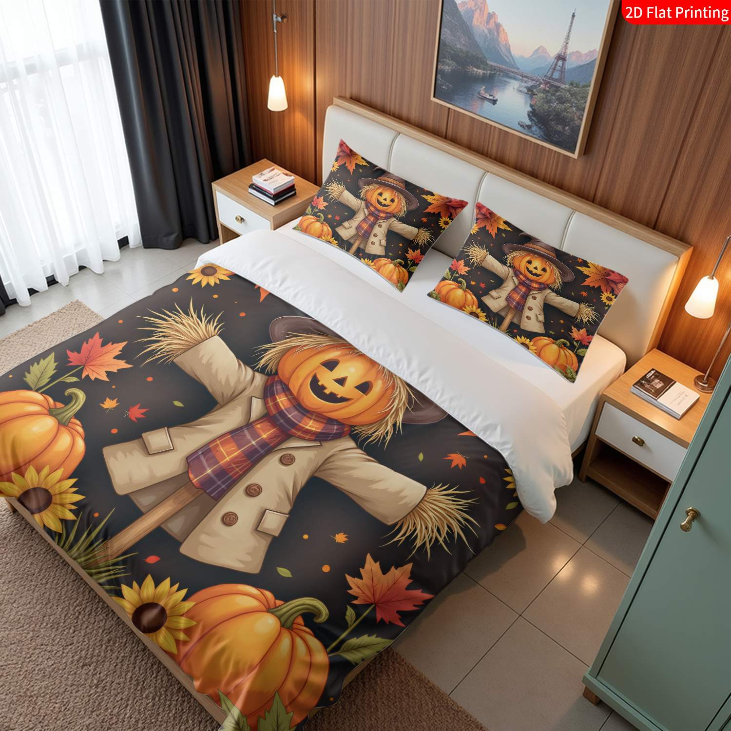 Duvet Cover Sets With Zipper - Set Selimut dengan Sarung Bantal, Set