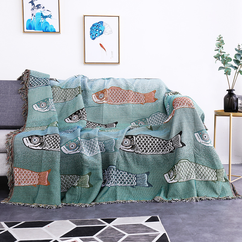 Tekstil Kota Ins Modern Sederh - Boho Throw Blanket Fringe ulasan dan harga
