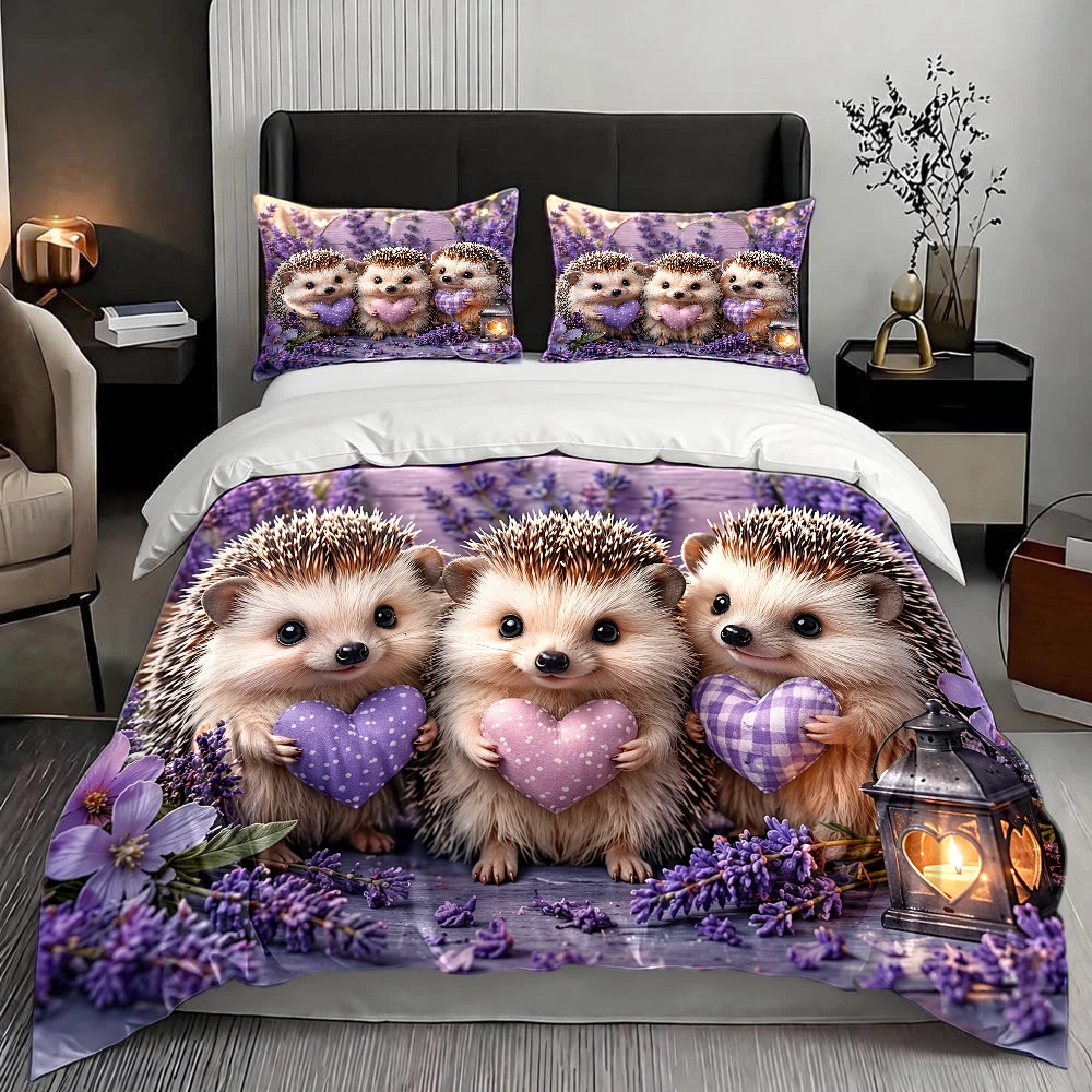 Set Sprei Tema Cinta Landak La - Duvet Cover Sets With Zipper ulasan dan harga