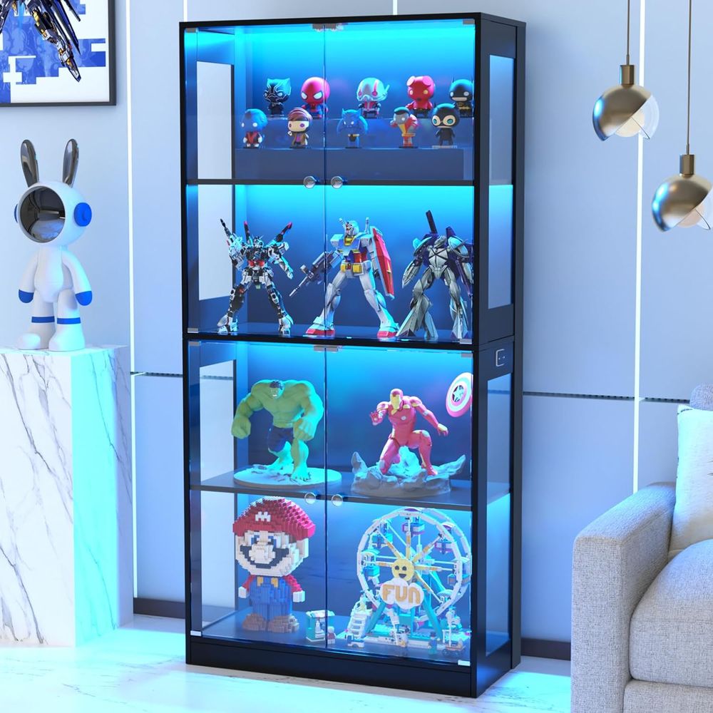 Lemari Pajangan Pintu Kaca 65, - Storage & Organization ulasan dan harga