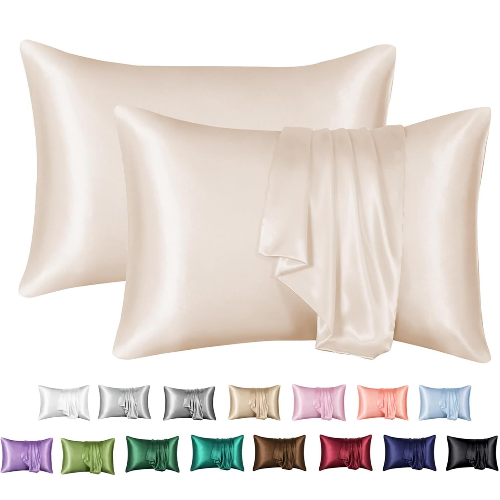 2 pak sarung bantal Satin untu - Satin Silk Pillowcase Hair Skin ulasan dan harga