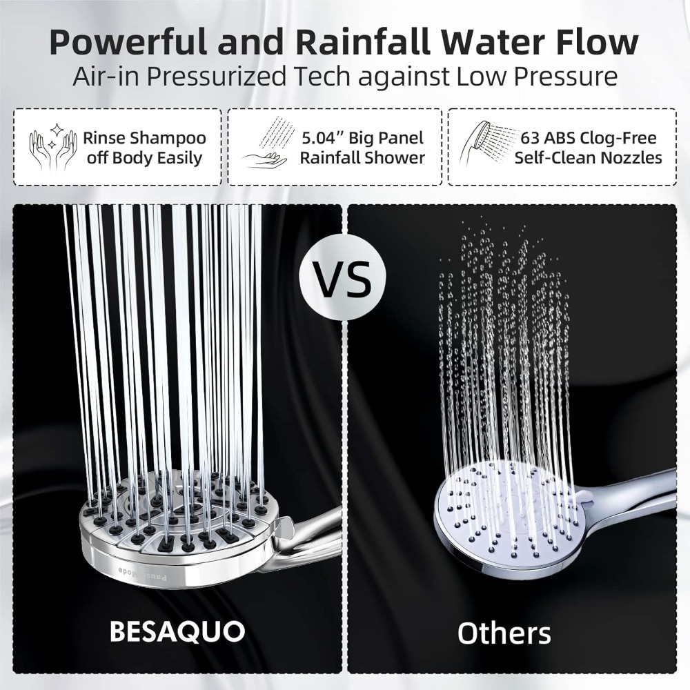 Kepala Pancuran Tekanan Tinggi - High Pressure Shower Head Handheld ulasan dan harga