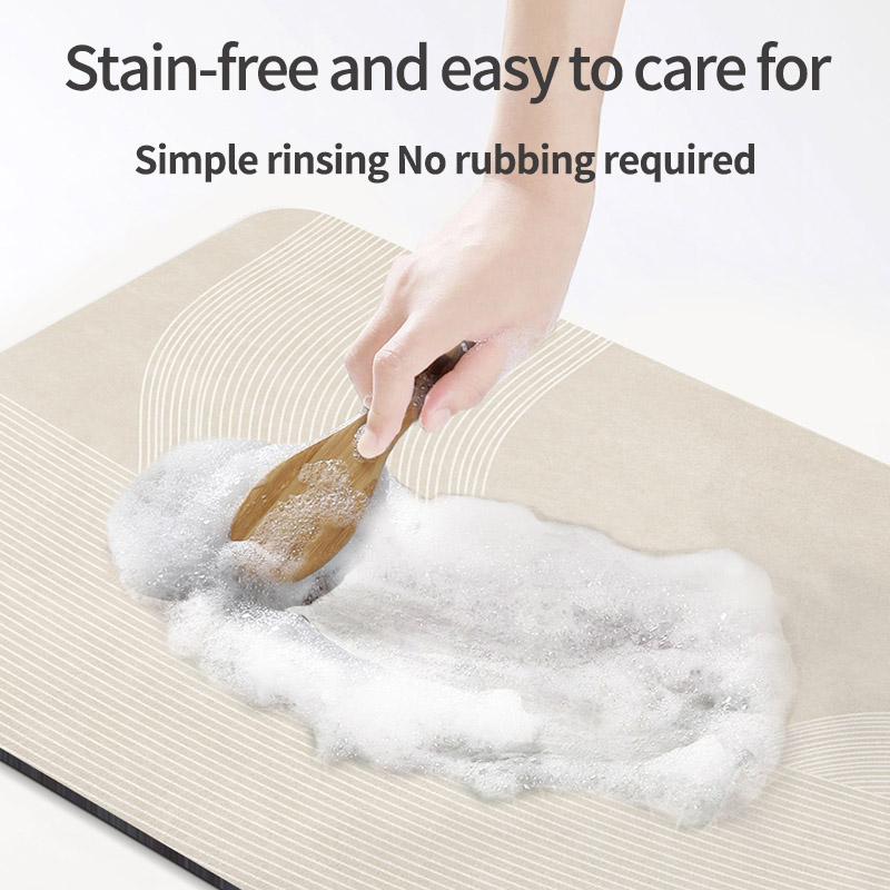 Diatomite tikar kaki keset man - Quick Dry Diatomite Bath Mat ulasan dan harga