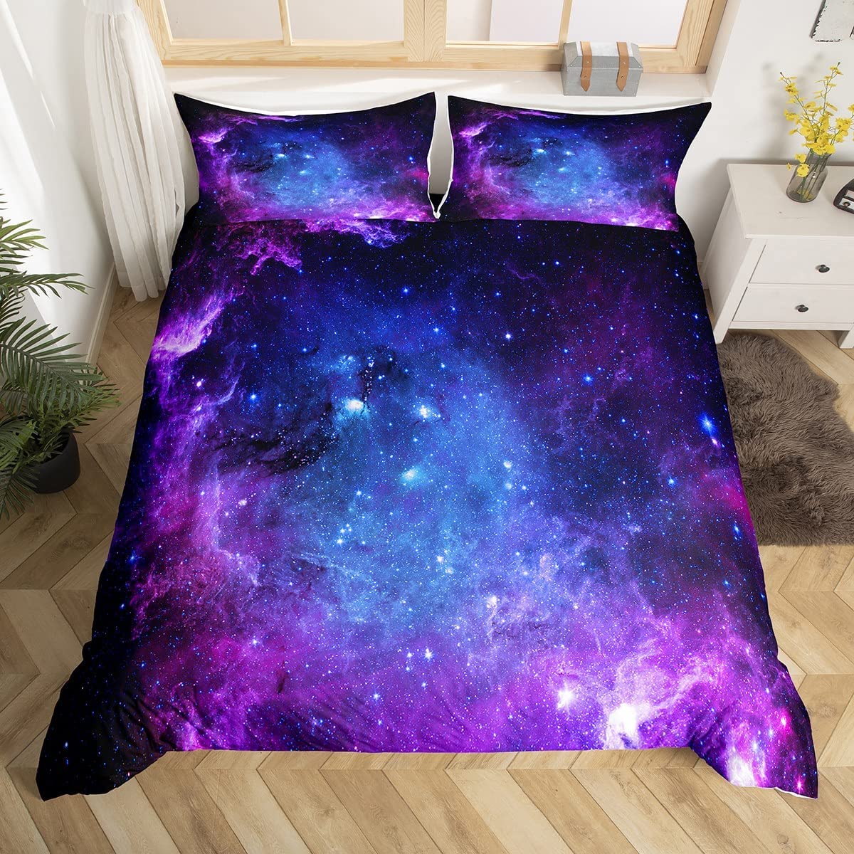 Set Penutup Selimut Galaksi un - Duvet Cover Sets With Zipper ulasan dan harga