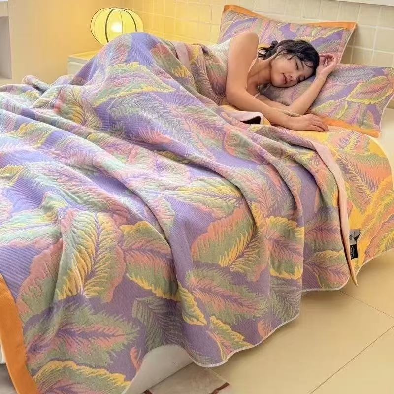 Selimut Muslin 6 Lapis Ukuran  - Muslin Cotton Bedspread ulasan dan harga