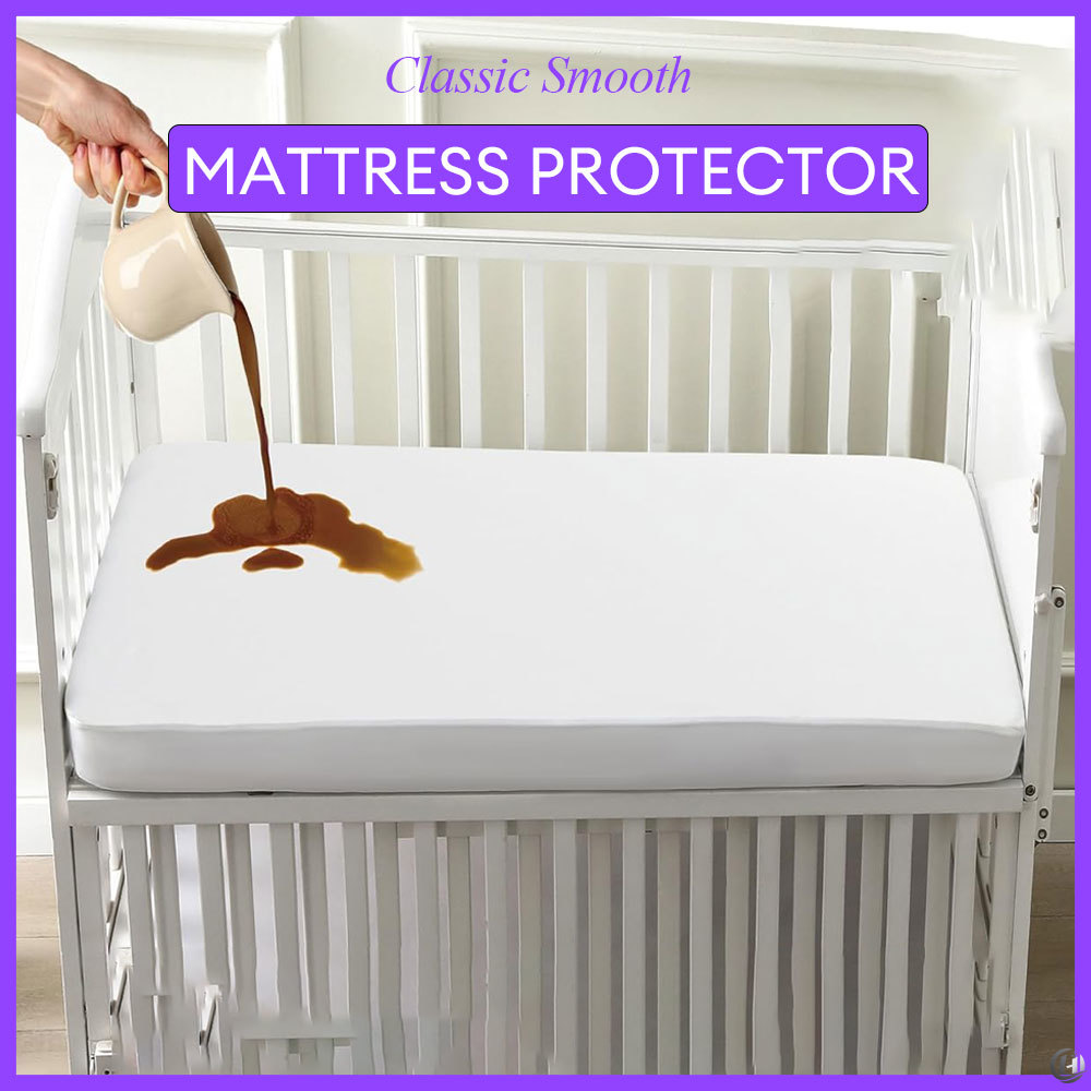 1pc Pelindung Kasur Bayi Anti  - Waterproof Mattress Protector Breathable ulasan dan harga