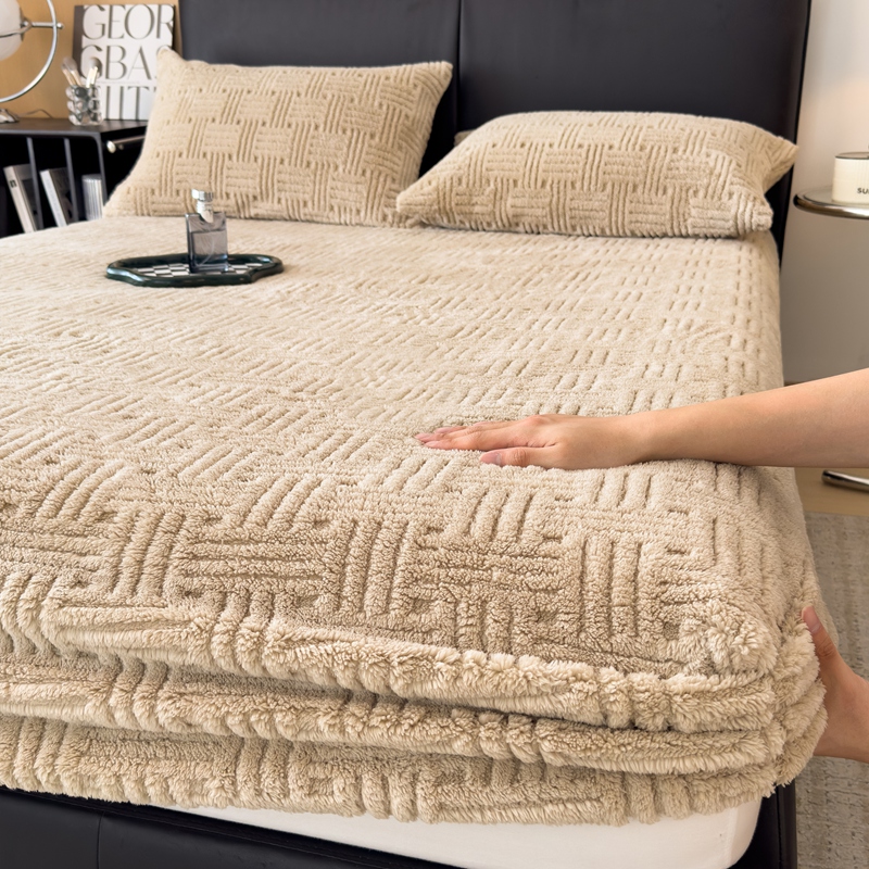 Sprei Kasur Berbahan Beludru C - Fitted Bed Sheets Deep Pocket ulasan dan harga