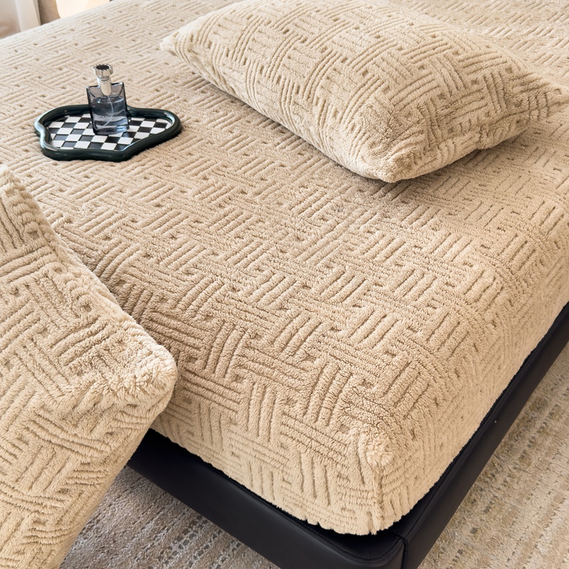 Sprei Kasur Berbahan Beludru C - Fitted Bed Sheets Deep Pocket ulasan dan harga