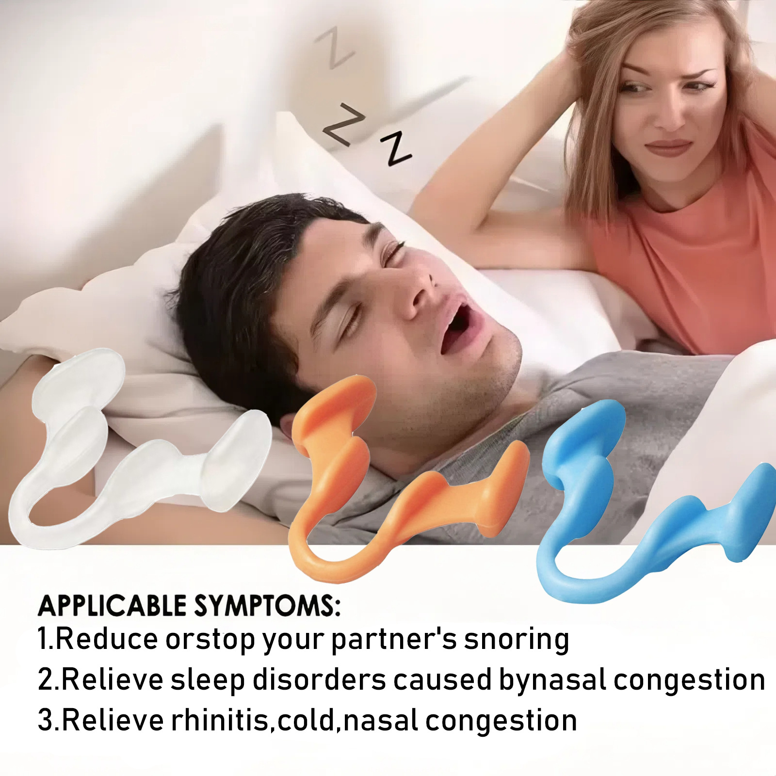 10 Buah Klip Hidung Silikon An - Anti Snore Contour Pillow ulasan dan harga