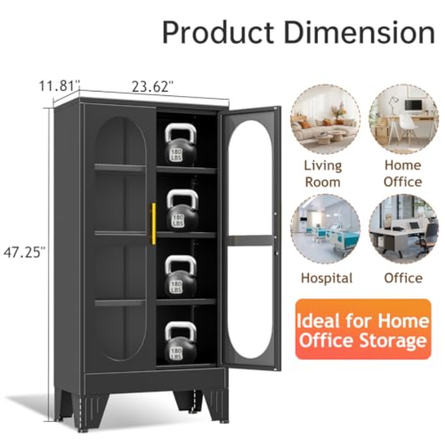 Lemari Pajangan dengan Kunci 4 - Kitchen ulasan dan harga