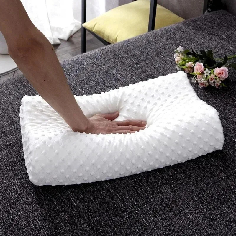 Bantal Leher Ortopedi Busa Mem - Memory Foam Orthopedic Pillow Neck Pain ulasan dan harga
