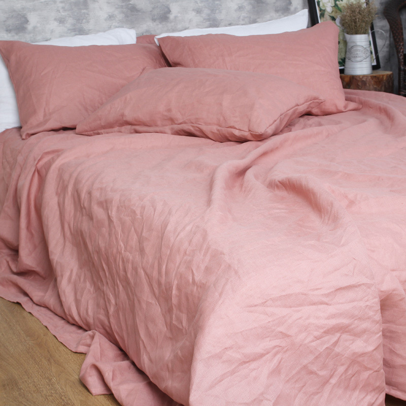 Set Sprei Linen Flax Organik M - Duvet Cover Sets With Zipper ulasan dan harga